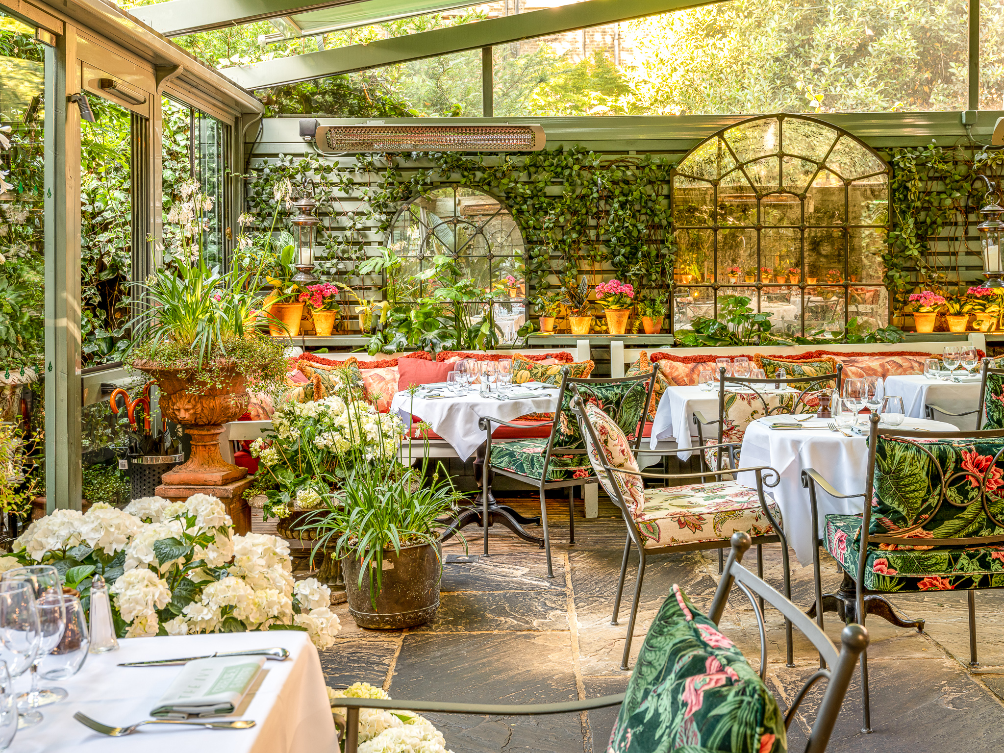 The Garden Room, Dining, The Ivy City Garden